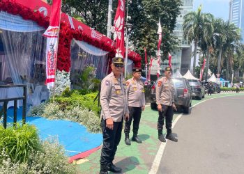Polri Pastikan Keamanan di Kawasan Bundaran HI, Cek Langsung Personel Ops Merdeka Jaya 2025