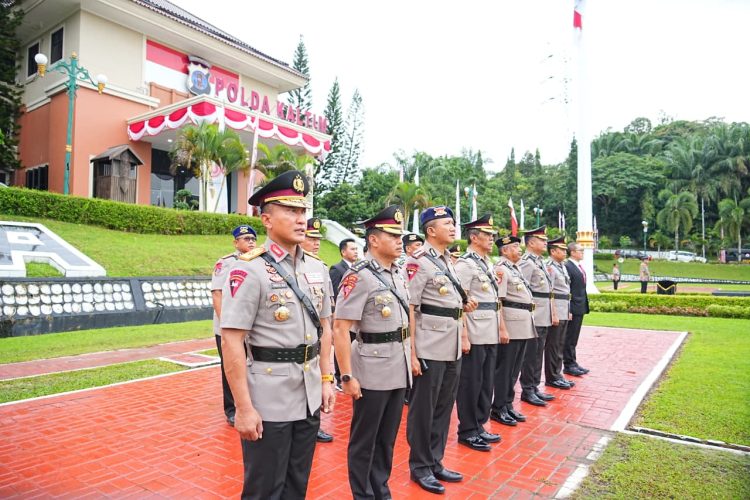 Gelar Upacara Hari Juang Polri, Kapolda Kaltim Ajak Personil Teladani Sejarah Perjuangan