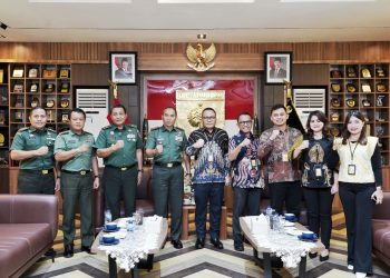 Pangdam XIV/Hasanuddin Sambut Hangat Kunjungan Silaturahmi Rombongan PT. Bank Mandiri Taspen