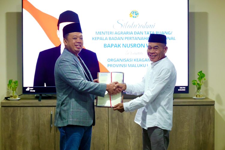 Menteri Nusron Dorong Percepatan Sertipikasi Tanah untuk Cegah Terjadinya Konflik Atas Tanah Keagamaan di Maluku Utara