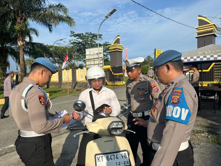 Polres PPU Gelar Gaktibplin untuk Tingkatkan Disiplin Personil