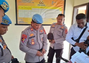 Propam Polres Bangkep Gelar Gaktibplin di Polsek Tinangkung, Kepatuhan Anggota Ditingkatkan