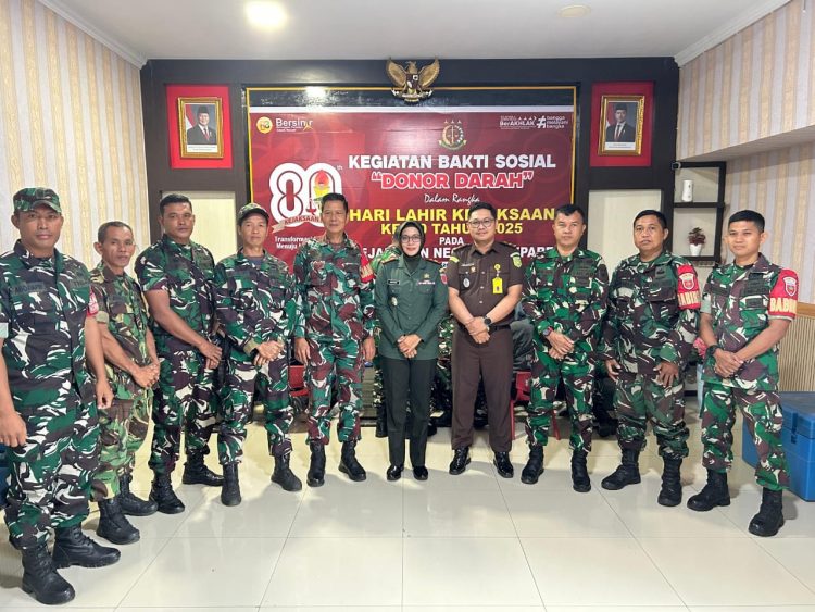 Sinergi Kejaksaan dan TNI: Kejari Parepare Gelar Donor Darah Rayakan Hari Lahir ke-80
