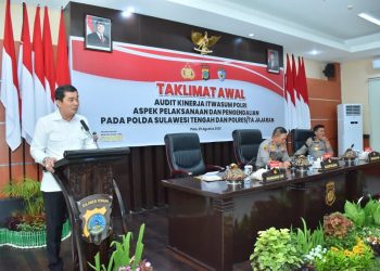 Itwasum Polri Gelar Audit Kinerja, Kapolda Sulteng: Manfaatkan untuk Perbaikan