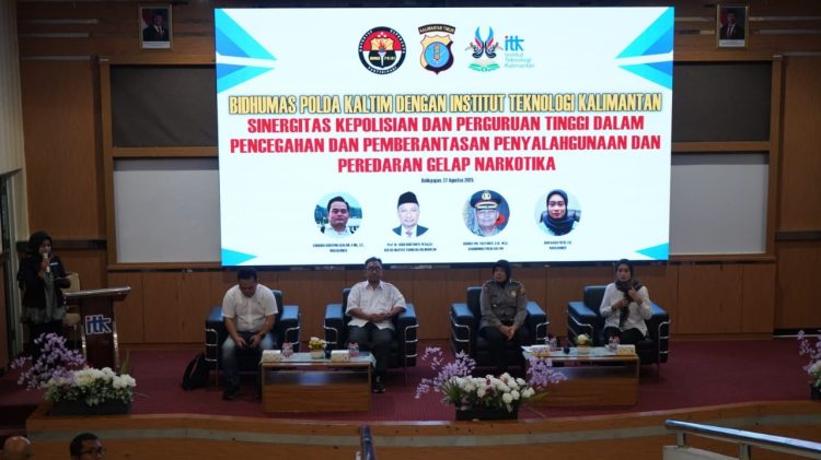Bidhumas Polda Kaltim Gelar Sosialisasi Pencegahan Penyalahgunaan Narkotika di Institut Teknologi Kalimantan