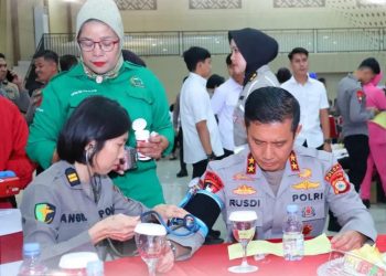 Peringati Hari Jadi Polwan Ke-77, Polda Sulsel Gelar Aksi Donor Darah