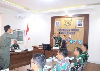 Danlanud Adisutjipto Pimpin Sidang Sidang Dewan Kelulusan dan Penentuan Siswa Terbaik SIP TNI AU A-91 dan SIN A-14