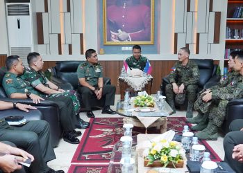 Kasdam XIV/Hasanuddin Terima Kunjungan Tim Senior Officer Visit Programme (SOVP) Philindo Strike V/2025