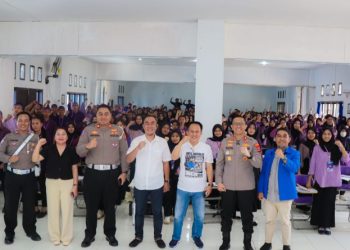Kapolres Banggai AKBP Putu Berikan Materi Kepada Mahasiswa Baru Untika Luwuk
