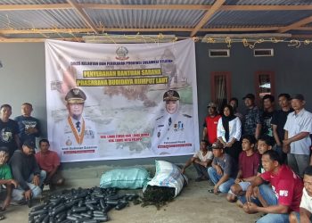 Pemprov Sulsel Salurkan 141 Ton Bibit Rumput Laut dan 117 Ribu Pelampung untuk Petani di Luwu Raya