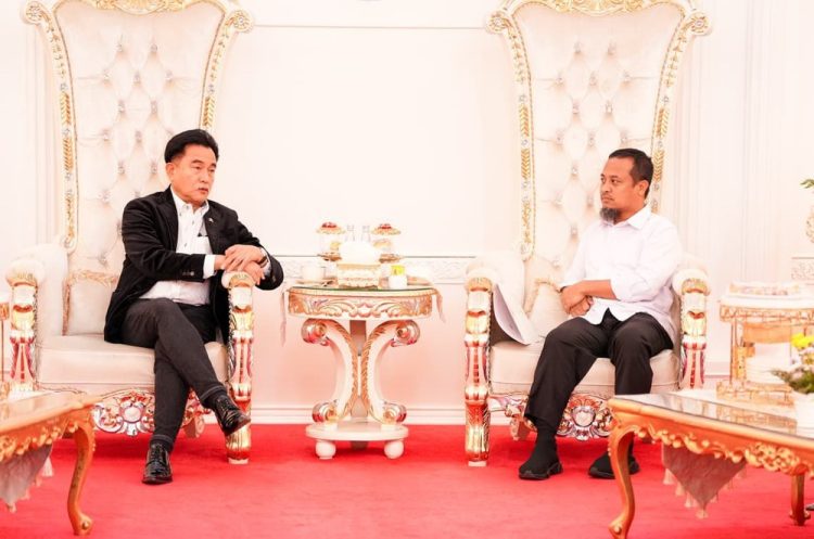 Gubernur Sulsel Terima Kunjungan Menko Hukum dan HAM Yusril Ihza Mahendra