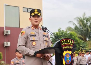 Kapolres Kukar Pimpin Apel Pagi, Tekankan Soliditas dan Pelayanan Humanis