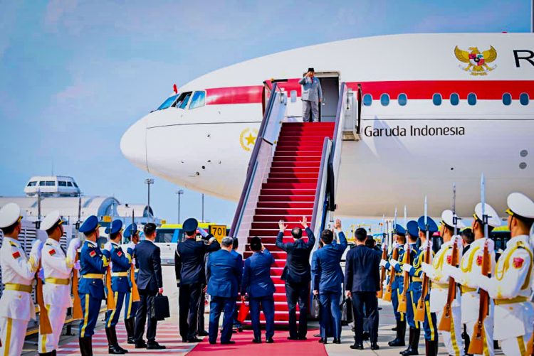 Presiden Prabowo Kembali ke Tanah Air Usai Rangkaian Kunjungan Kerja di Tiongkok