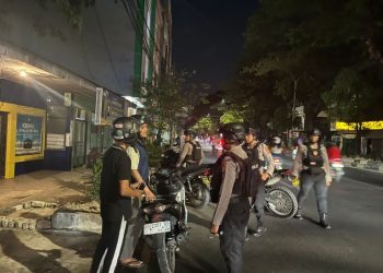 Jaga Kamtibmas, Patroli Samapta Polrestabes Makassar Sisir Jalan Protokol hingga Lorong Warga
