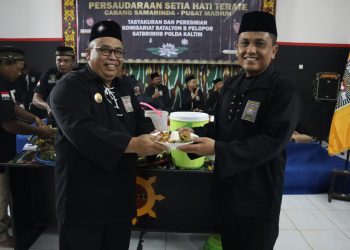 Peresmian Komisariat PSHT di Batalyon B Pelopor, Wujud Kebersamaan Sat Brimob Polda Kaltim bersama Elemen Masyarakat