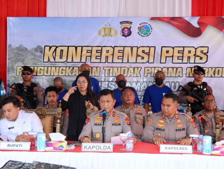 Polisi Gagalkan Penyelundupan 46,7 Kg Sabu di Kalteng, 885 Ribu Jiwa Terselamatkan