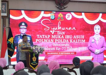 Peringati HUT Polwan Ke-77, Polda Kaltim Gelar Syukuran