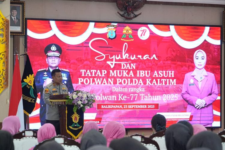 Peringati HUT Polwan Ke-77, Polda Kaltim Gelar Syukuran