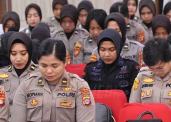 Peringati Hari Jadi Polwan ke-77: Polisi Wanita Gelar Doa Bersama Secara Serentak