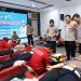 Satlantas Polrestabes Makassar Gelar Donor Darah Peringati HUT Lalu Lintas ke-70