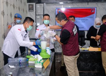 Polda Sulsel Musnahkan Barang Bukti Narkoba Senilai Rp 4,9 Miliar, Amankan 2 Tersangka