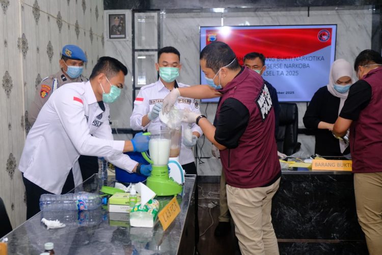 Polda Sulsel Musnahkan Barang Bukti Narkoba Senilai Rp 4,9 Miliar, Amankan 2 Tersangka