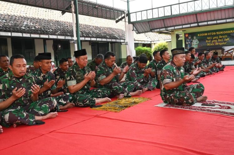 TNI AD Gelar Doa Bersama Serentak Demi Keselamatan dan Kedamaian Bangsa