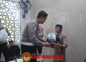 Ditlantas Polda Kaltim Gelar Program “Polantas Menyapa” di Ponpes Imam Syafi’i Balikpapan Timur