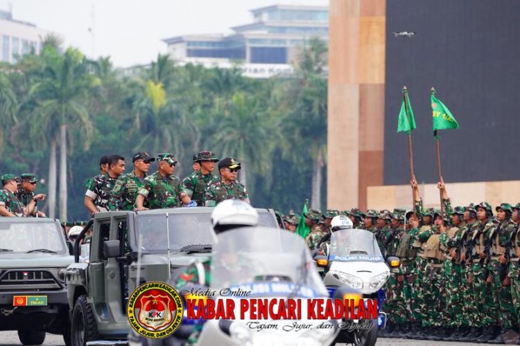 Panglima TNI Tinjau Geladi Kotor HUT Ke-80 TNI Tahun 2025