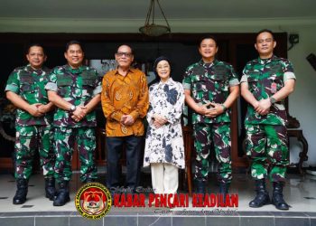 Dansesko TNI Anjangsana Dengan Mantan Panglima TNI Jenderal TNI (Purn) Endriartono Soetarto