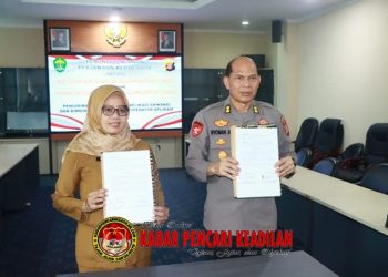 Polda Kaltim dan Pemprov Kaltim Teken Perjanjian Kerja Sama Digitalisasi Surat Dinas Melalui Aplikasi Srikandi