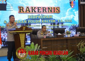 Kapolda Kaltim Buka Rakernis Bid Propam, Tekankan Penguatan Fungsi Pengawasan untuk Wujudkan Polri Presisi