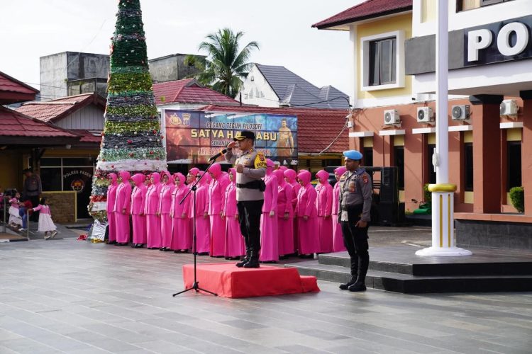 Kapolres Paser Pimpin Upacara Korps Raport Kenaikan Pangkat Personil Polres Paser dan Brimob Kompi 2 Batalyon C Pelopor Polda Kaltim TMT 1 Januari 2026