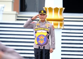 Wakapolda Kaltim Pimpin Apel Pagi, Sampaikan Terima Kasih dan Pamit Jelang Sertijab