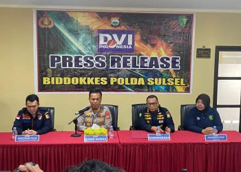 Tim DVI Polri Lakukan Tahap Awal Identifikasi 10 Korban Kecelakaan Pesawat ATR 42-500