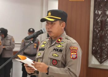 Polres Kutai Kartanegara Gelar Upacara Kenaikan Pangkat Pengabdian, Wakapolres Tekankan Loyalitas dan Keteladanan