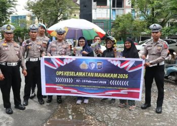 Polisi Sosialisasikan Operasi Keselamatan Mahakam 2026 di Balikpapan, Warga Apresiasi Edukasi Lalu Lintas