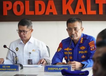 Kemenko Polkam RI Kunjungi Ditpolairud Polda Kaltim, Perkuat Pengamanan Perairan Strategis