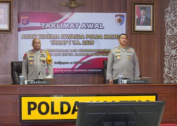 Audit Kinerja Tahap I TA 2026 Dimulai, Wakapolda Kaltim Tekankan Pengawasan