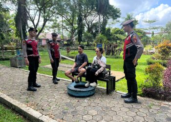 Patroli Curhat Sat Samapta Kukar Disambut Antusias Warga