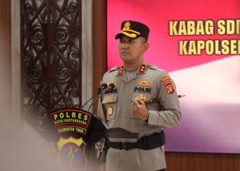 Sertijab Pejabat Utama dan Kapolsek, Polres Kutai Kartanegara Tekankan Semangat Baru Pelayanan
