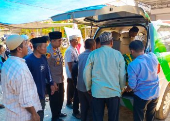 Kapolsek Loa Kulu Takziah ke Rumah Duka, Cerminan Kepedulian Polri
