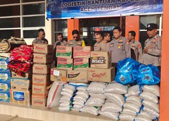 Bukti Kepedulian Polri, Bantuan Kapolri Mengalir untuk Korban Bencana di Aceh Tengah