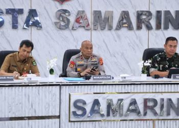 Perkuat Sinergi Pengamanan Lebaran 2026, Wakapolda Kaltim Ikuti Rakor Linsek Nasional