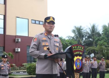 Apel Pagi Polres Kukar, Kapolres Tekankan Integritas dan Zero Pelanggaran