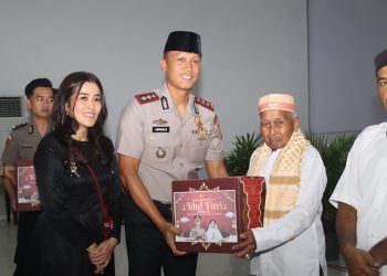 Polres PPU Tebar Kebahagiaan Ramadan, Berbagi Bersama Anak Yatim dan Kaum Dhuafa