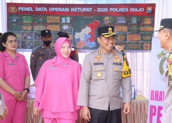 Kapolres Wajo Cek Kesiapan Pos Pam Idul Fitri 1447 H, Pantau Arus Mudik di Sejumlah Titik.