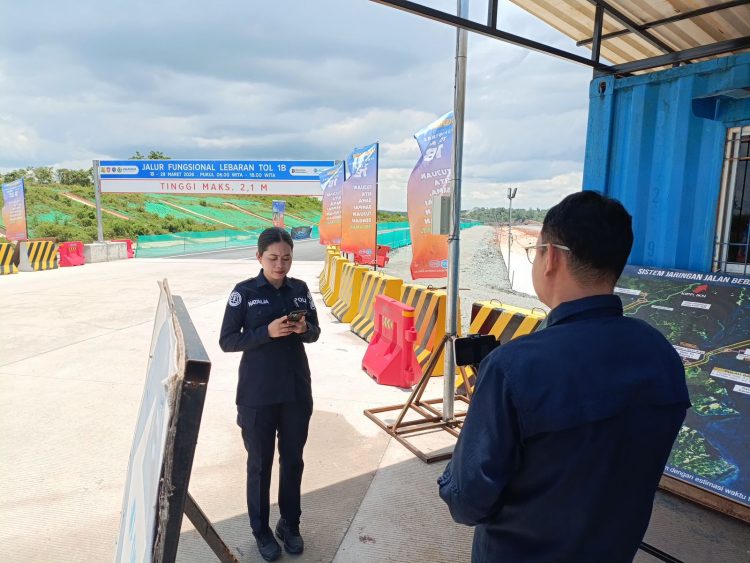 Live Report Tol 1B IKN, Satgas Humas Ops Ketupat Mahakam 2026 Pantau Arus Mudik Lebaran