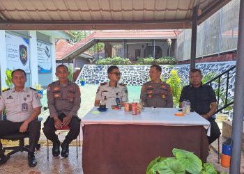 Polsek Pammana Lakukan Patroli dan Sambang Pasca Idul Fitri 1447 H dI Rutan Wajo