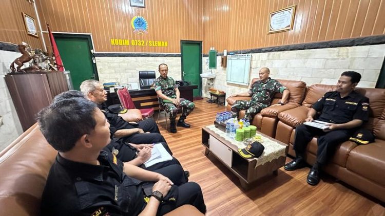 Dandim 0732/Sleman Terima Audiensi Senkom Mitra Polri, Tegaskan Penguatan Sinergi Kamtibmas